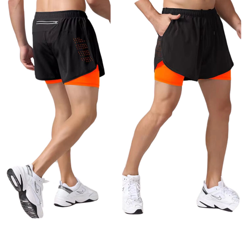 Shorts Masculino para Corrida em Poliéster - Leve e Confortável