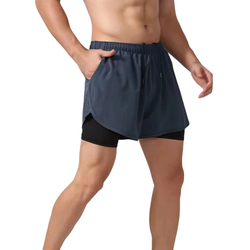 Shorts Masculino para Corrida em Poliéster - Leve e Confortável