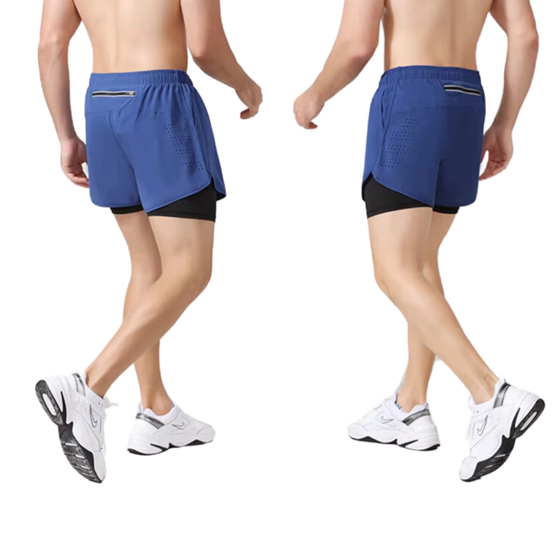 Shorts Masculino para Corrida em Poliéster - Leve e Confortável