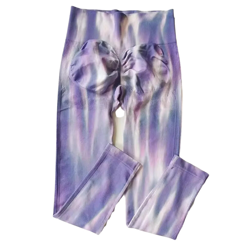 Calça Feminina Skinny Tie-Dye com Cintura Alta e Estilo Casual