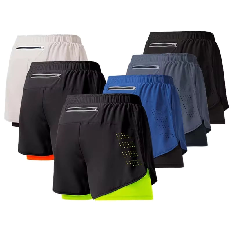 Shorts Masculino para Corrida em Poliéster - Leve e Confortável