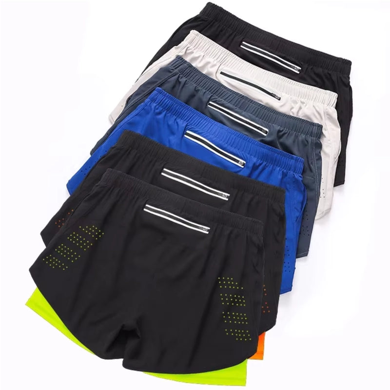 Shorts Masculino para Corrida em Poliéster - Leve e Confortável